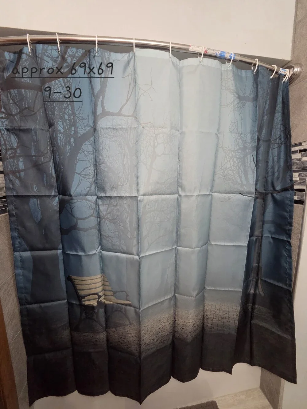 NWOT, Park In The Dark Shower Curtain